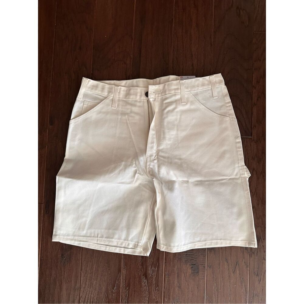 NWT Dickies White Painter Shorts - Picture 2 of 5